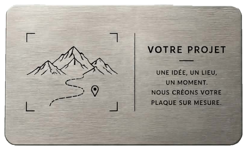 Plaque sur mesure — Votre projet